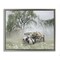 Stupell Industries Overgrown Floral Truck Framed Floater Canvas Wall Art Design by Lori Deiter